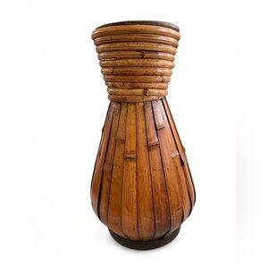 Asian Style Decorative Reed Pencil Bamboo Vase